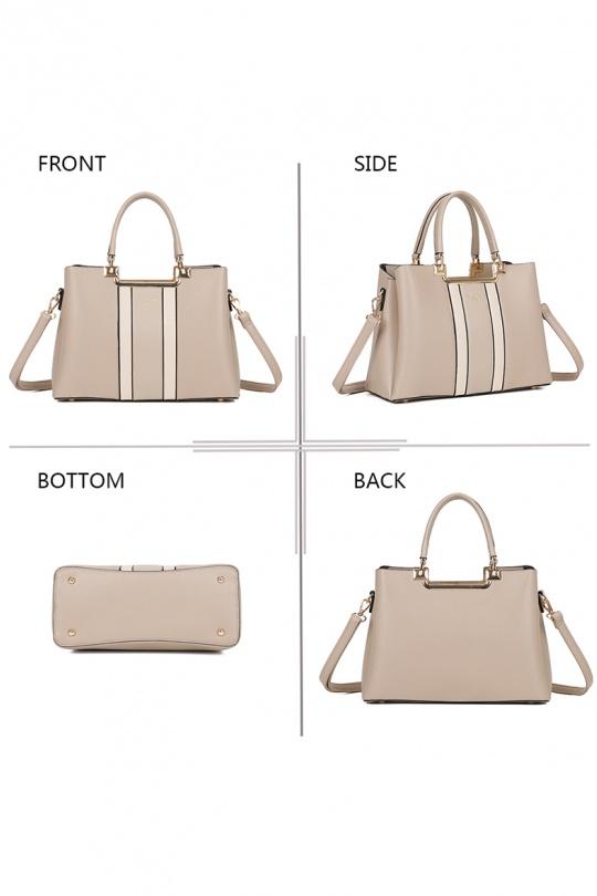 Sacs à main Maroquinerie Marron/Taupe GALLANTRY - CHIC AMINI DQ-8605-4 Efashion Paris