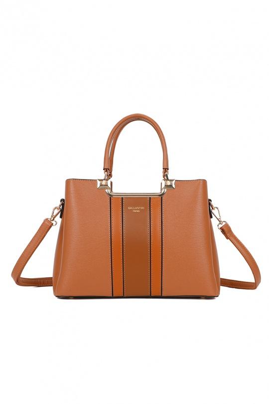 Sacs à main Maroquinerie Marron/Taupe GALLANTRY - CHIC AMINI DQ-8605-4 Efashion Paris