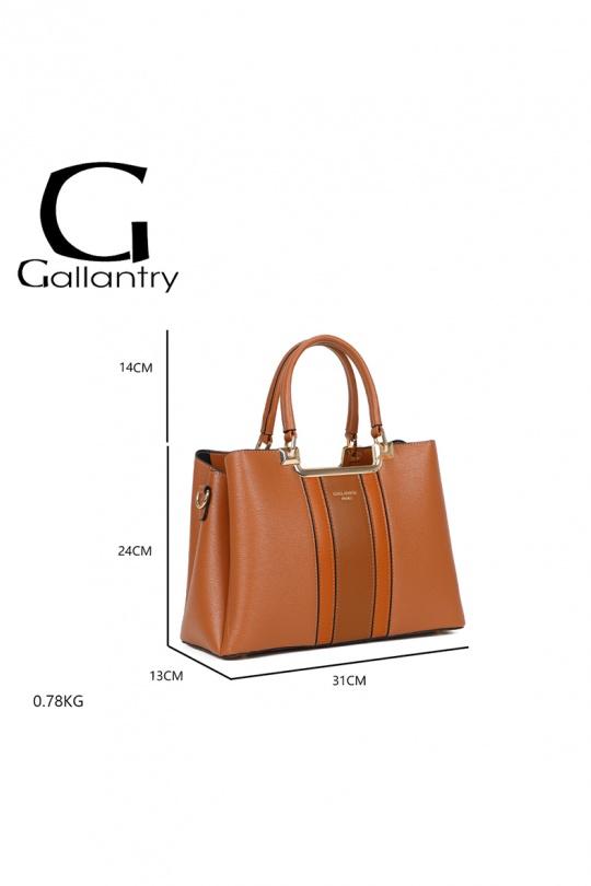 Sacs à main Maroquinerie Marron/Taupe GALLANTRY - CHIC AMINI DQ-8605-4 Efashion Paris