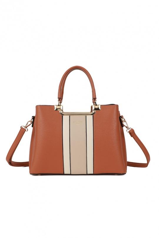 Sacs à main Maroquinerie Marron/Taupe GALLANTRY - CHIC AMINI DQ-8605-4 Efashion Paris