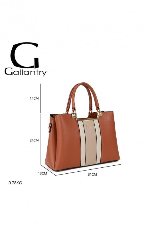 Sacs à main Maroquinerie Marron/Taupe GALLANTRY - CHIC AMINI DQ-8605-4 Efashion Paris