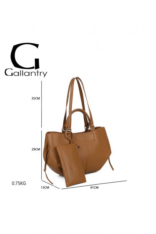 Tote bags Bags Brown GALLANTRY - CHIC AMINI R-1996-6 Efashion Paris