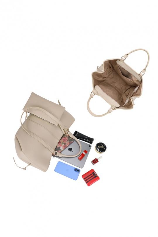 Tote bags Bags Brown GALLANTRY - CHIC AMINI R-1996-6 Efashion Paris