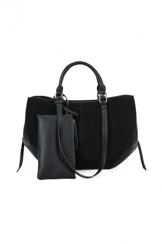 Cabas Maroquinerie Kaki GALLANTRY - CHIC AMINI R-1996-7 Efashion Paris