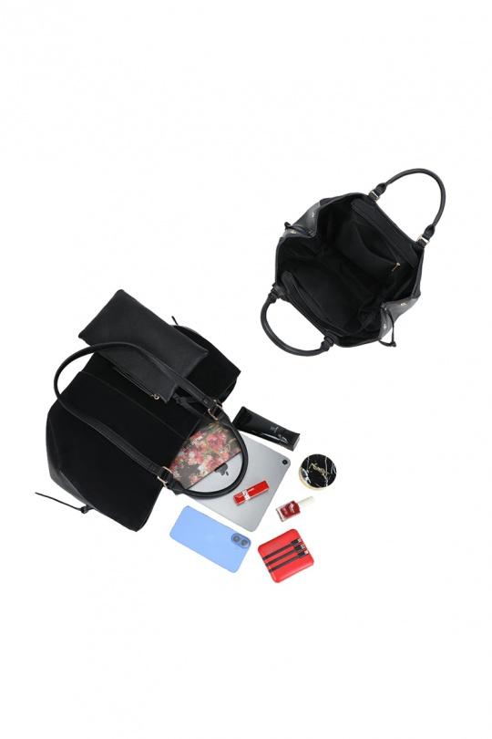 Tote bags Bags Khaki GALLANTRY - CHIC AMINI R-1996-7 Efashion Paris