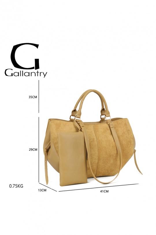 Tote bags Bags Khaki GALLANTRY - CHIC AMINI R-1996-7 Efashion Paris