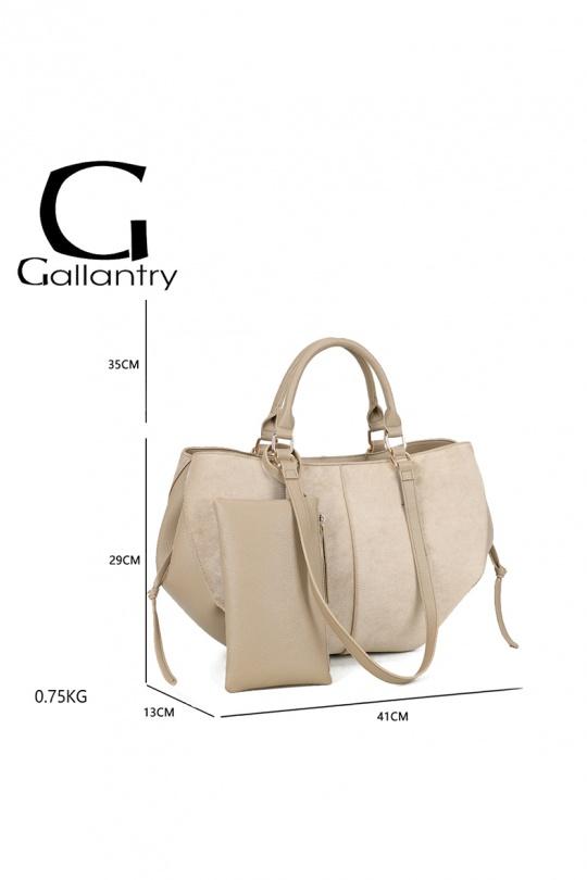 Tote bags Bags Khaki GALLANTRY - CHIC AMINI R-1996-7 Efashion Paris