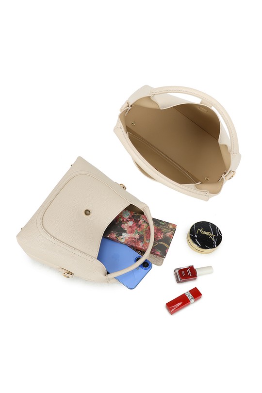 Sacs à main Maroquinerie Beige GALLANTRY - CHIC AMINI KJ-62089 Efashion Paris