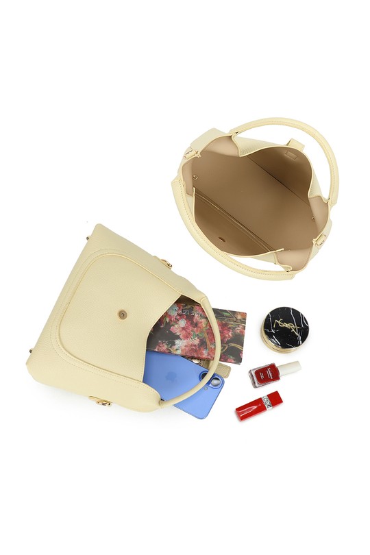 Sacs à main Maroquinerie Beige GALLANTRY - CHIC AMINI KJ-62089 Efashion Paris