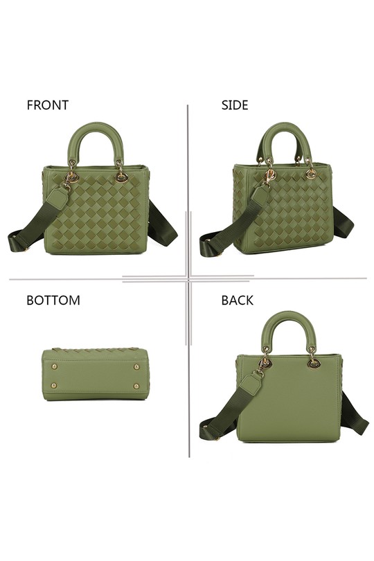 Sacs à main Maroquinerie Vert GALLANTRY - CHIC AMINI DG-5816 Efashion Paris