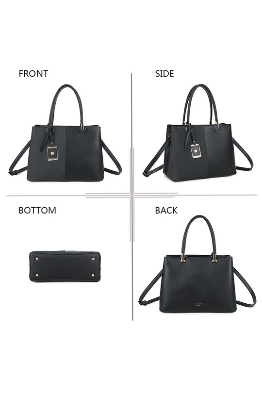 Sacs à main Maroquinerie Noir GALLANTRY - CHIC AMINI G-7507 Efashion Paris