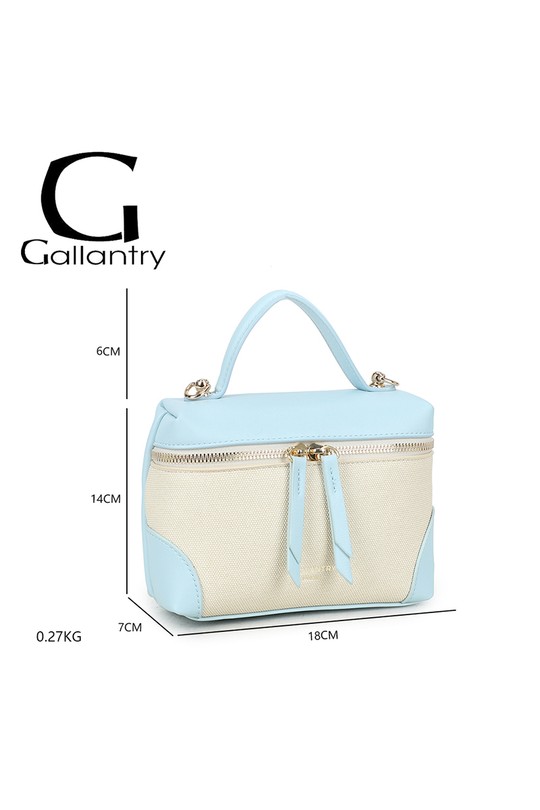 Sacs à main Maroquinerie Bleu clair GALLANTRY - CHIC AMINI KJ-62091 Efashion Paris
