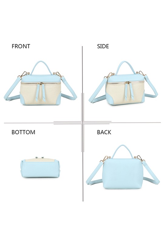 Sacs à main Maroquinerie Bleu clair GALLANTRY - CHIC AMINI KJ-62091 Efashion Paris