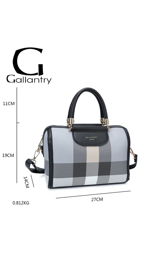 Sacs à main Maroquinerie Gris/noir GALLANTRY - CHIC AMINI M-9364-5 Efashion Paris