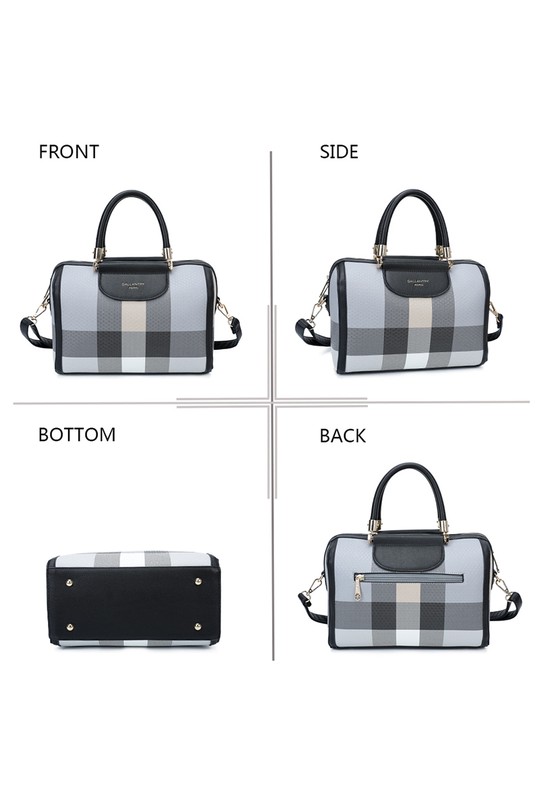 Sacs à main Maroquinerie Gris/noir GALLANTRY - CHIC AMINI M-9364-5 Efashion Paris