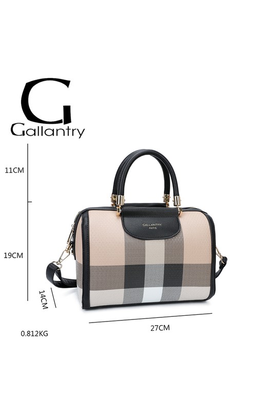 Sacs à main Maroquinerie Gris/noir GALLANTRY - CHIC AMINI M-9364-5 Efashion Paris