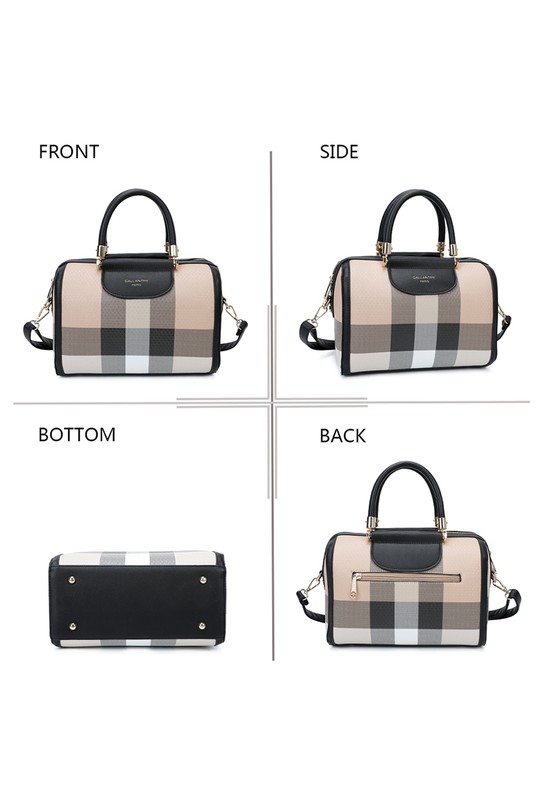 Sacs à main Maroquinerie Gris/noir GALLANTRY - CHIC AMINI M-9364-5 Efashion Paris