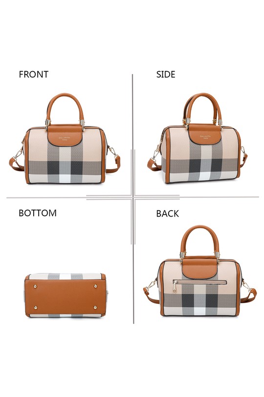 Sacs à main Maroquinerie Gris/noir GALLANTRY - CHIC AMINI M-9364-5 Efashion Paris