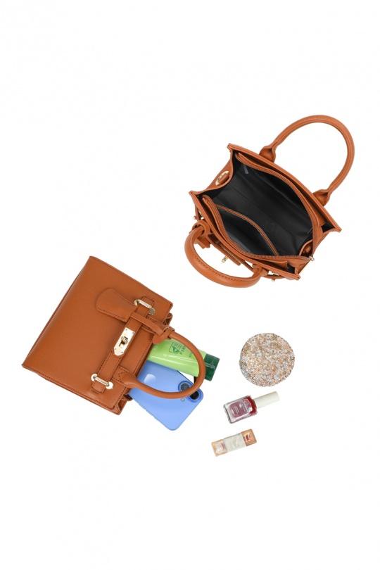 Bolsos Marroquinería Brown GALLANTRY - CHIC AMINI R-1947-1 Efashion Paris