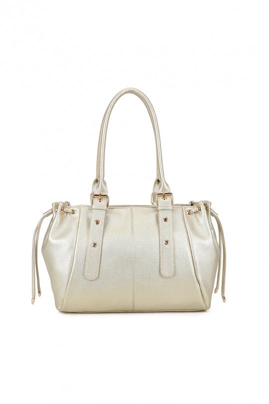 Cabas Maroquinerie Taupe GALLANTRY - CHIC AMINI R-62080-1B Efashion Paris