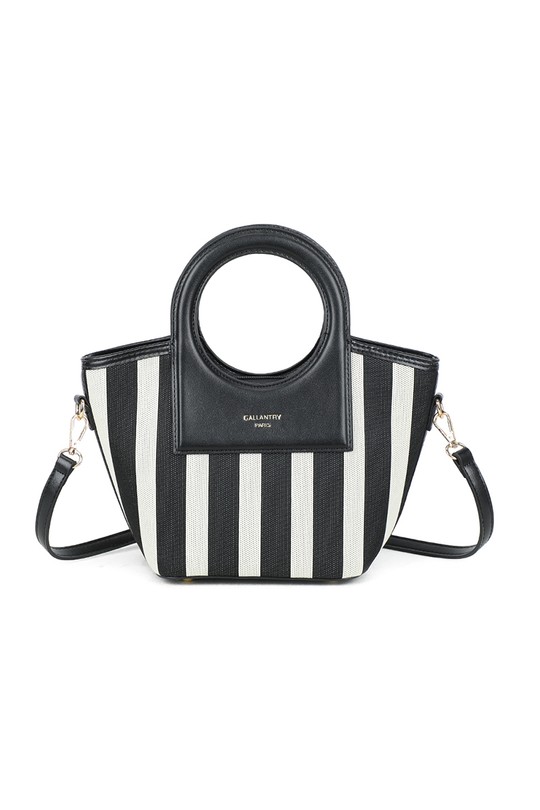 Sacs à main Maroquinerie Noir/blanc GALLANTRY - CHIC AMINI DG-5820 Efashion Paris