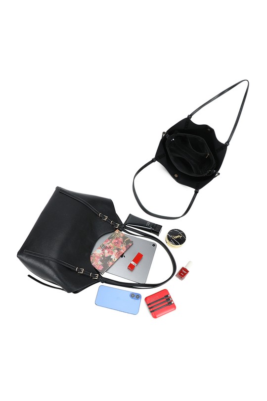 Cabas Maroquinerie Beige GALLANTRY - CHIC AMINI A-8721-1 Efashion Paris