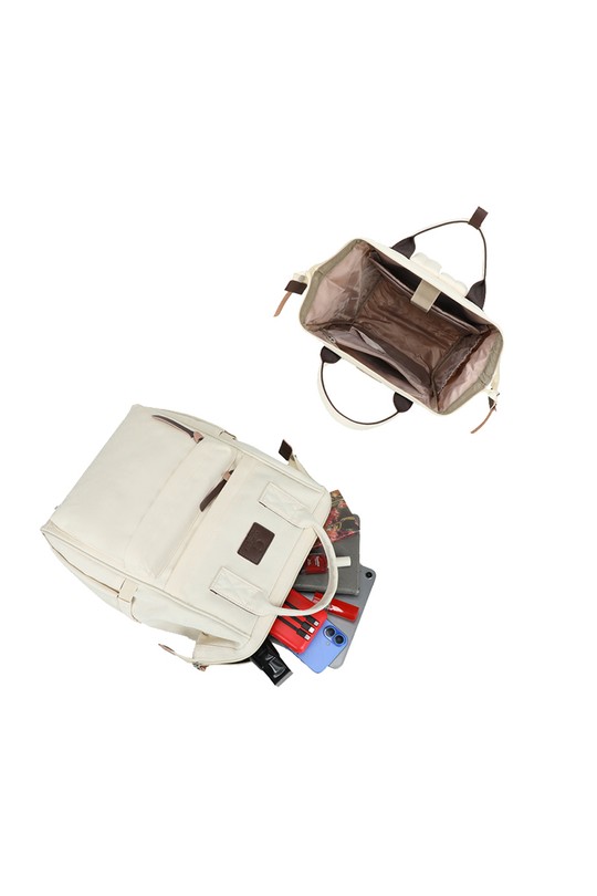 Sac à dos Maroquinerie Jaune GALLANTRY - CHIC AMINI ZA-45001 Efashion Paris