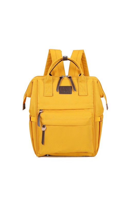 Sac à dos Maroquinerie Jaune GALLANTRY - CHIC AMINI ZA-45001 Efashion Paris