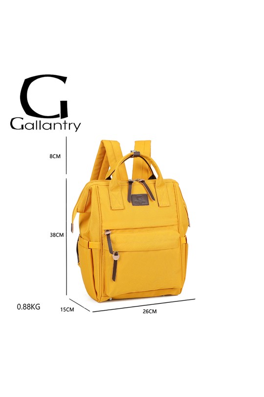 Sac à dos Maroquinerie Jaune GALLANTRY - CHIC AMINI ZA-45001 Efashion Paris