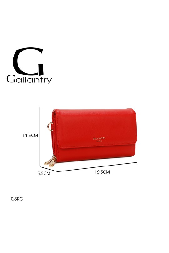 Petite maroquinerie Maroquinerie Rouge GALLANTRY - CHIC AMINI SF-69025 Efashion Paris