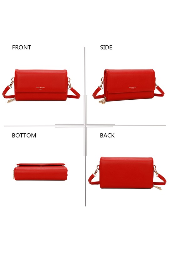 Petite maroquinerie Maroquinerie Rouge GALLANTRY - CHIC AMINI SF-69025 Efashion Paris