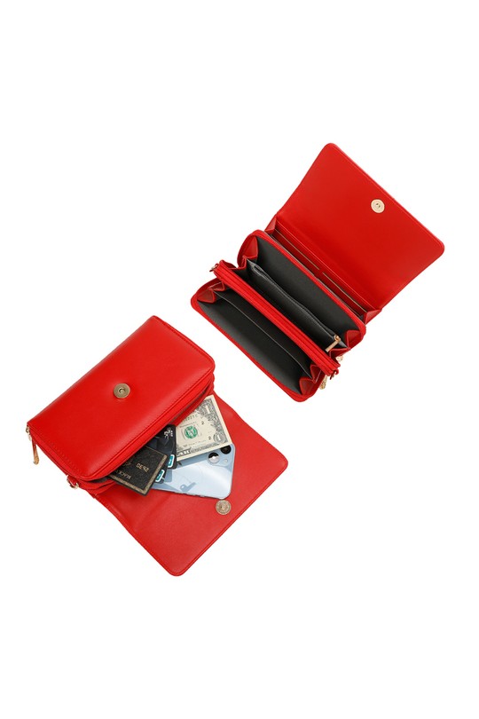 Petite maroquinerie Maroquinerie Rouge GALLANTRY - CHIC AMINI SF-69025 Efashion Paris