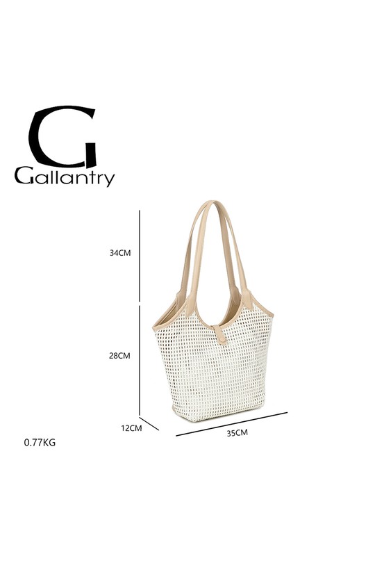 Handbags Bags Beige/brown GALLANTRY - CHIC AMINI A-9154 Efashion Paris