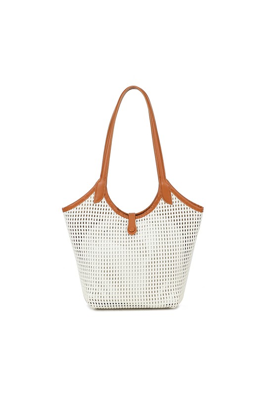 Handbags Bags Beige/brown GALLANTRY - CHIC AMINI A-9154 Efashion Paris