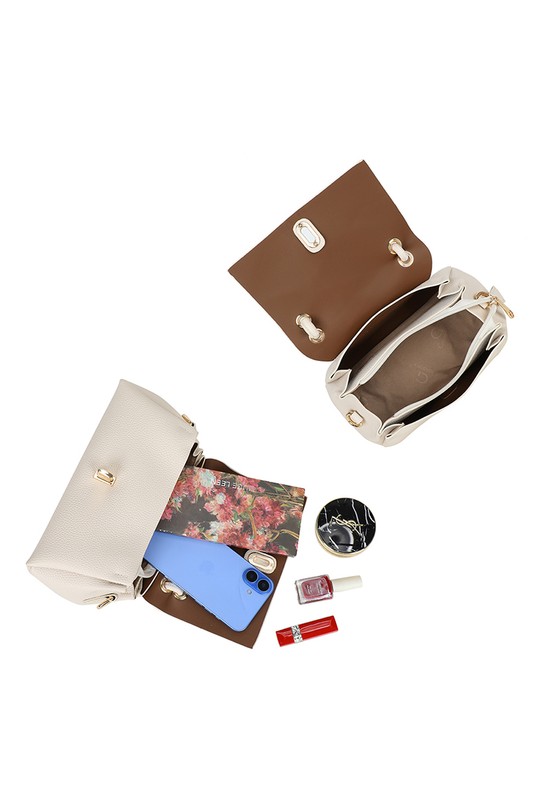 Bolsos Marroquinería Pink GALLANTRY - CHIC AMINI R-2048 Efashion Paris