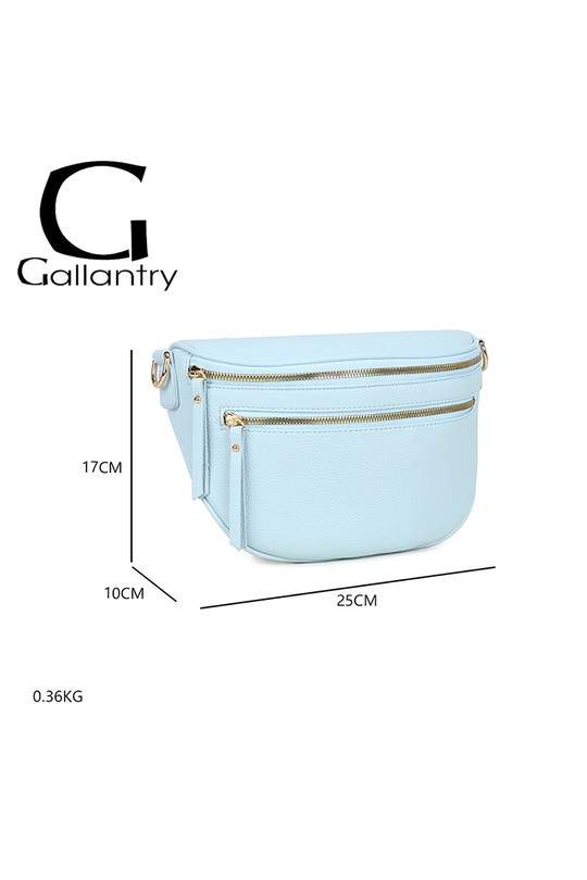 Sacs bananes Maroquinerie Blanc GALLANTRY - CHIC AMINI Z-83051-8 Efashion Paris