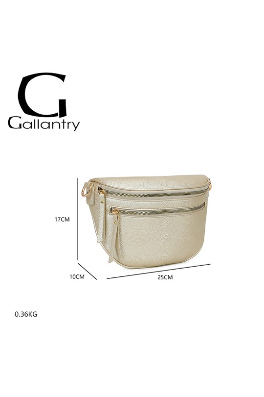 Sacs bananes Maroquinerie Blanc GALLANTRY - CHIC AMINI Z-83051-8 Efashion Paris