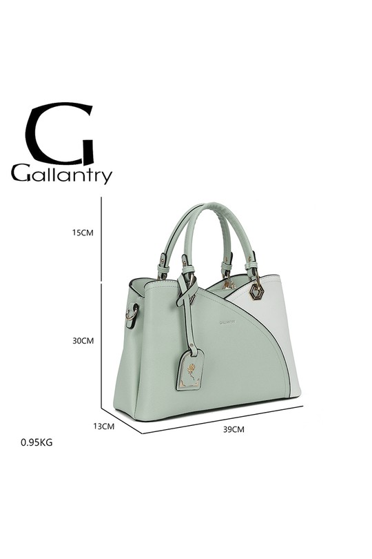 Sacs à main Maroquinerie Vert clair GALLANTRY - CHIC AMINI M-9431 Efashion Paris
