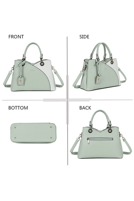 Sacs à main Maroquinerie Vert clair GALLANTRY - CHIC AMINI M-9431 Efashion Paris
