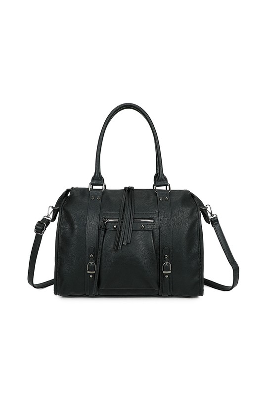 Cabas Maroquinerie Café GALLANTRY - CHIC AMINI R-1979-3 Efashion Paris