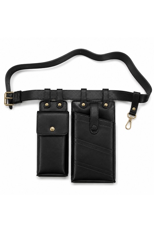 Pochettes Maroquinerie Noir GALLANTRY - CHIC AMINI 26-78001 Efashion Paris