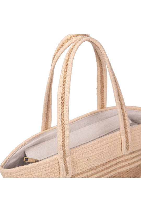 Cabas Maroquinerie Beige GALLANTRY - CHIC AMINI 26-2550999 Efashion Paris