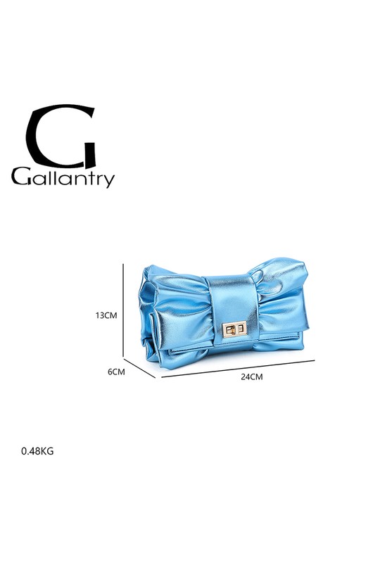 Pochettes Maroquinerie Bleu GALLANTRY - CHIC AMINI DQ-37006 Efashion Paris