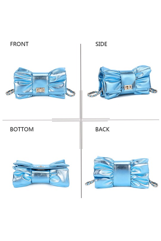 Pochettes Maroquinerie Bleu GALLANTRY - CHIC AMINI DQ-37006 Efashion Paris