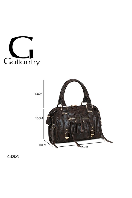 Sacs à main Maroquinerie Café GALLANTRY - CHIC AMINI Z-1979-8 Efashion Paris