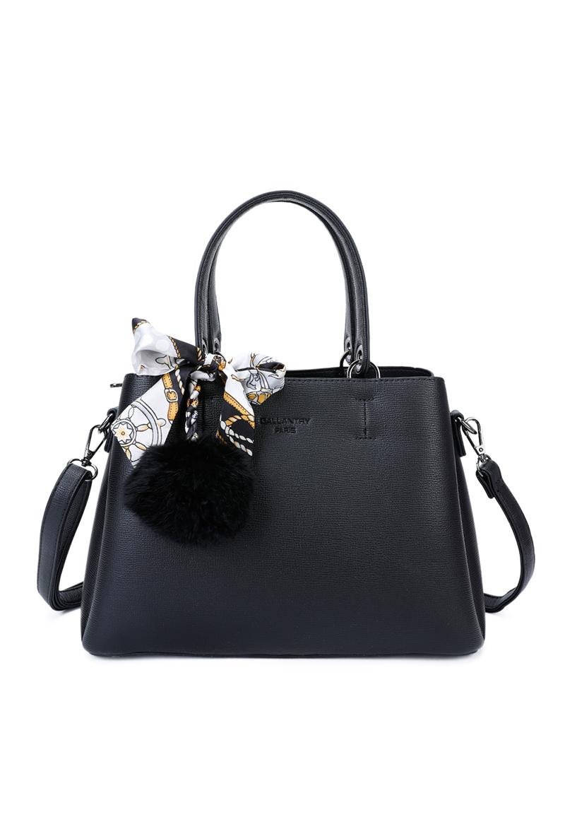 Handbags Bags Black GALLANTRY - CHIC AMINI DQ-815 #c Efashion Paris