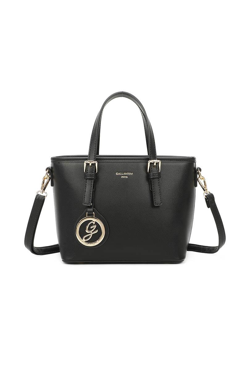 Handbags Bags Black GALLANTRY - CHIC AMINI M-9426 #c Efashion Paris