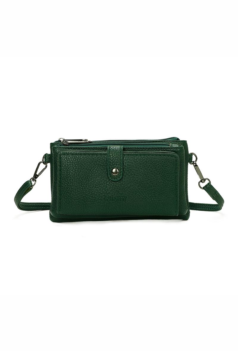 Wallets & purses Bags Dark green GALLANTRY - CHIC AMINI SF-69031 #c Efashion Paris
