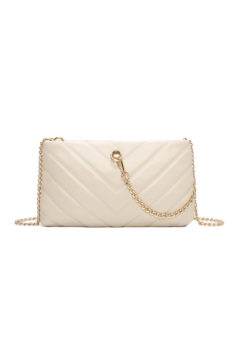 Sacs à bandoulière Maroquinerie Beige GALLANTRY - CHIC AMINI Z-83040 #c Efashion Paris
