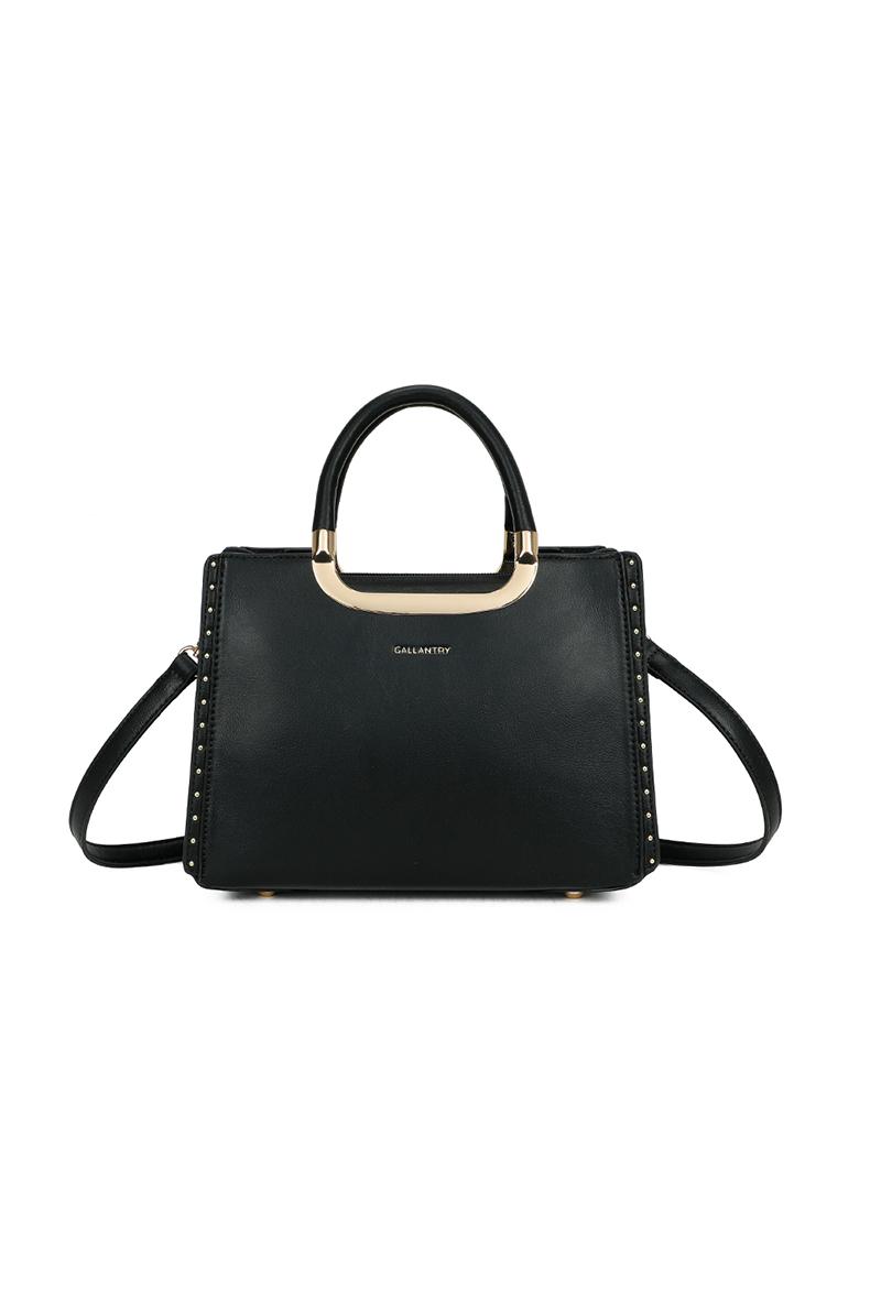 Handbags Bags Black GALLANTRY - CHIC AMINI R-1550-2 #c Efashion Paris